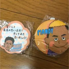 関口メンディー ガチャガチャのメモと缶バッチ