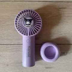 サンリオ　マイメロディ　クロミちゃん　ハンディファン扇風機　電池式