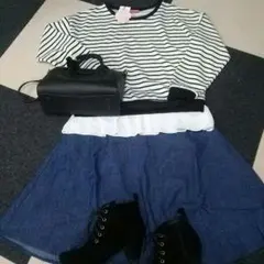 新品♡ボーダーカットソー