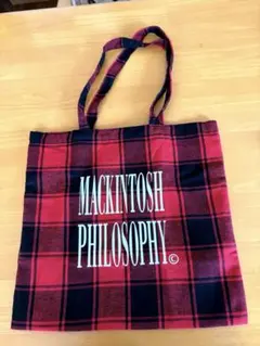 LEE付録 MACKINTOSH PHILOSOPHY チェック柄トート