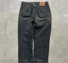 希少 90s USA製 Levi's 501 ブラック デニム パンツW30