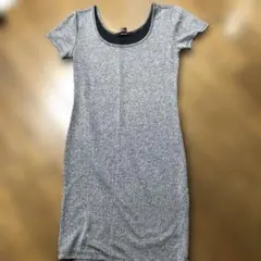 FOREVER 21 ストライプ 半袖 ミニワンピース