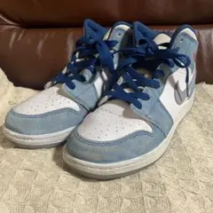 24cm GS Air Jordan 1 Mid University Blue