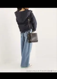 cohinaのショートダウンネイビー