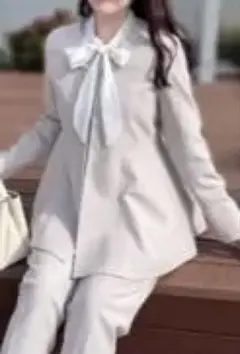 cocoコラボしまむらペプラム 3点セットアップ LLサイズ