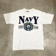 90s USA製 ビンテージ NAVY 米国海軍 ミリタリー Tシャツ L 軍物