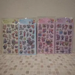 ポップシール4枚セット　1491 まとめ買いで10%割引き！