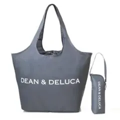 DEAN&DELUCA付録　レジカゴバッグ＋保冷ボトルケース　チャコールグレー