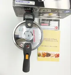 新品未使用 エコクック 片手圧力鍋 3.2L IH対応 ステンレス製 レシピ付きのサムネイル