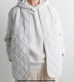無印良品 　洗える中わた　キルティングジャケット