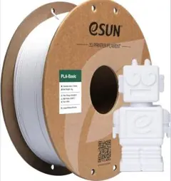 eSUN PLAフィラメント 1.75mm コールドホワイト　1Kg