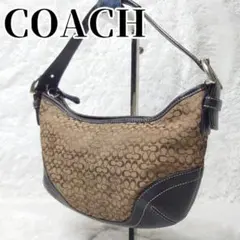 COACH コーチ ワンショルダー ホーボー ミニハンドバッグ ミニシグネチャー