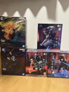 鬼滅の刃　フィギュアセット　炭治郎　義勇　猗窩座　善逸　獪岳