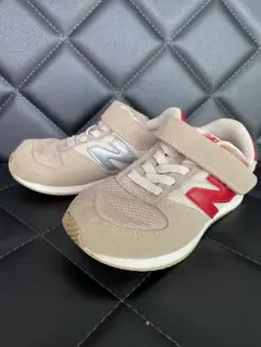 New Balance 420M ベージュ/赤/銀　17cm
