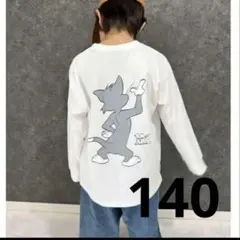 【新品タグ付】トム&ジェリーロンT キッズ ユニセックス　140