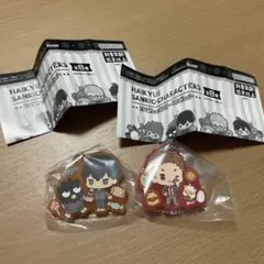 ハイキュー!! サンリオ　スペシャルラバーマスコット　2個セット　影山　夜久