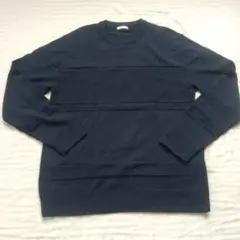 ネイビー ニット