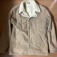 ボア襟付きジャケット