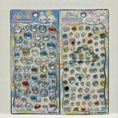 【正規品】ぷくぷくあわわちゃん プチドロップステッカー　ジュエルプチドロップ