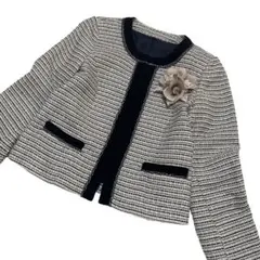 ルイルエブティック ノーカラージャケット 9号