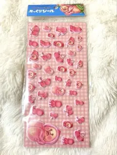 こびとづかん　カクレモモジリ　ぷっくりシール【正規品】