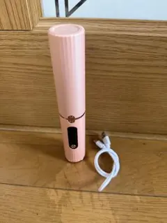 ブラシ型ヘアアイロン ピンク