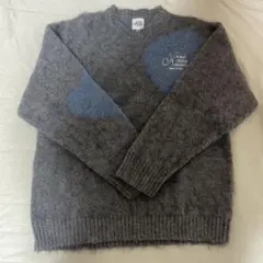 KaoYoriNakami グレー ハートニット Lサイズ