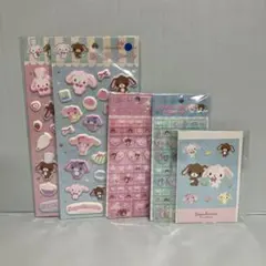 산리오 シュガーバニーズ シール 5点セット