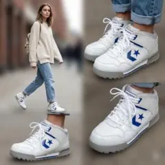 【未使用】converse コンバース 厚底スニーカー 23.5cm