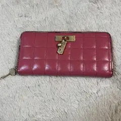 Samantha Thavasa ピンク キルティング 二つ折り財布