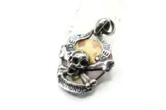 美品　スカルジーンズ　アルキャミスト　スカル　ピック　ネックレス　トップ　925