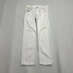 diesel 00s white straight denim skinny - メルカリ