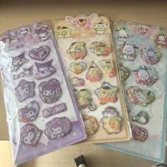 ウォーターシール　キャラクターシール3枚セット　自由組み合わせ相談可能