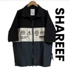 【美品】SHAREEF×STUDIOUS 半袖　ブルゾン　トラックジャケット　黒のサムネイル