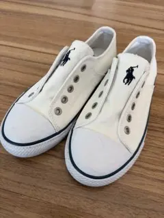 Polo Ralph Lauren ホワイト スリッポン　19cm
