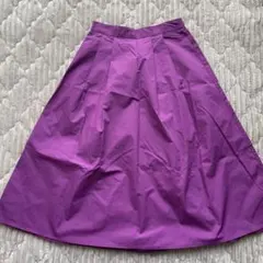 GU イージーカラー フレアスカート purpleのサムネイル