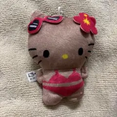 ハローキティ ビキニマスコット キーチェーン付き