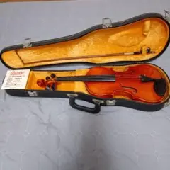 良品フルセット】鈴木バイオリン No.280 4/4杉藤弓肩当てハードケース