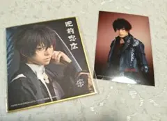 ミュージカル刀剣乱舞 肥前忠広 特典ブロマイド ミニ色紙 江水 刀ミュ