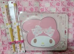 最終　サンリオ　マイメロディ　ローズリボン　リバーシブルまな板　キッチングッズ