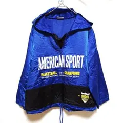 ⊥ キッズ バスケットボール ナイロンプルオーバージャケット アメリカン