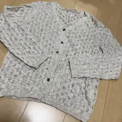 タグなし新品　マドモアゼルノンノンパパス　長袖カーディガン　綿　リネンのサムネイル