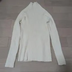 mystic ハイネックリブニット