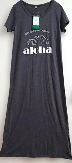 半袖ロングワンピース 部屋着 パジャマ ルームウェア 新品