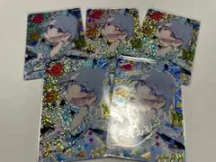 ②ひみつのアイプリ　六堂える　サインカード　5枚セット　ジュエルバズリウム