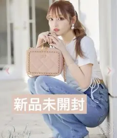 Lady♡新品未開封♡チェーンバニティバッグ♡ピンク