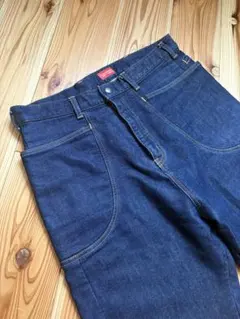 美品】rehacer × 児島デニム ストレッチテーパードデニム Mサイズのサムネイル