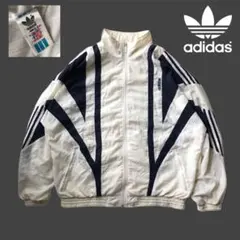 90s アディダス 万国旗 ナイロンジャケット 刺繍ロゴ レトロ あいみょん