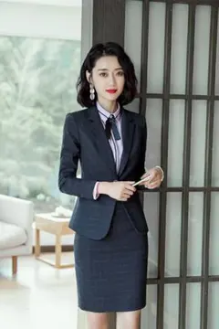 スカートスーツ レディース 3点セットセットアップ Ⅿサイズ 入学式