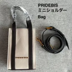 【新品】PRIDEBIS 本革ミニショルダー バッグ